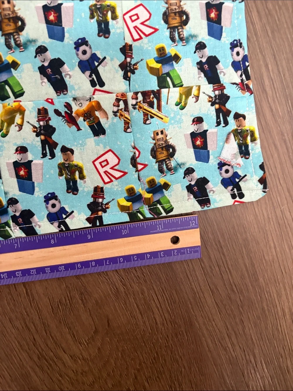 Roblox Kids Play Mat and Mini Pillows - Light Blue